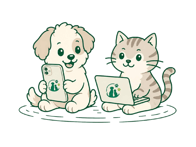 Gatito trabajando
